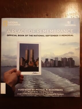 National Geographic "A Place of Remembrance" Book - Light Blue Cover